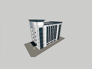 综合楼建筑模型